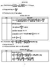Đề bài ôn tập môn Đại số Lớp 9 (Có đáp án)
